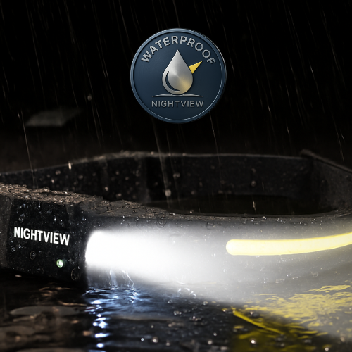 NightView™ Linterna Frontal 230°