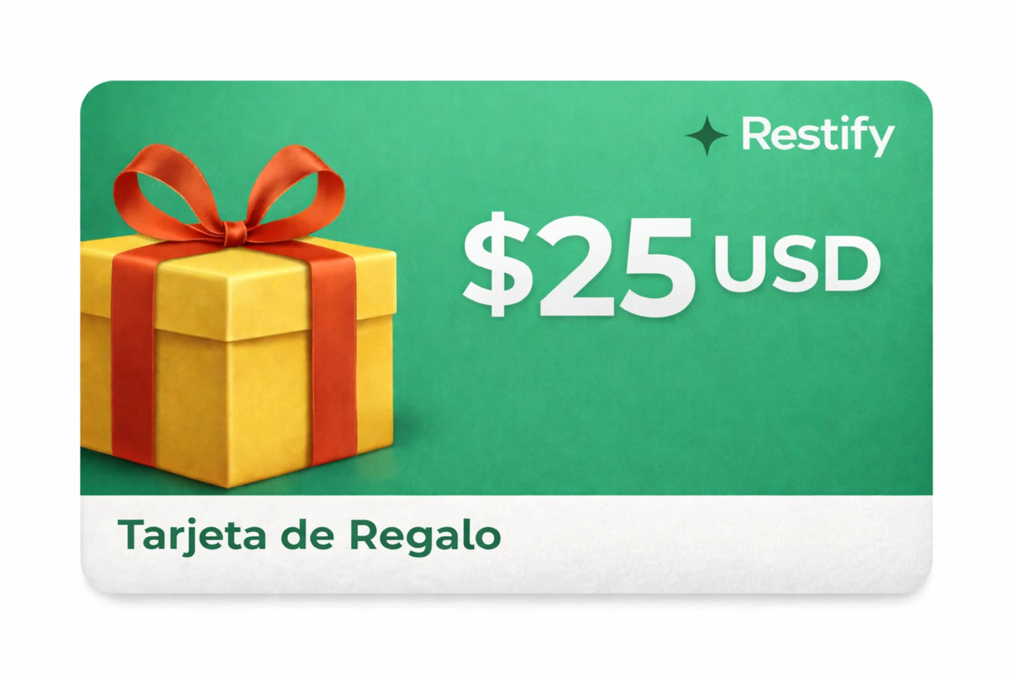 Tarjeta de Regalo $25