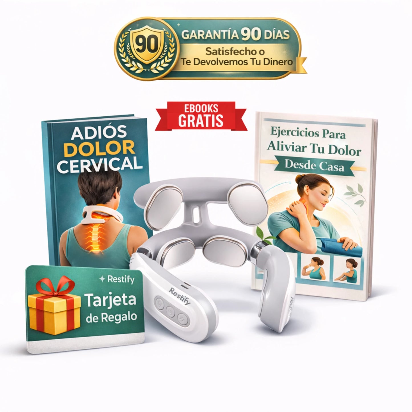 Restify Pro™ - Masaje de Calor y Pulsos Eléctricos