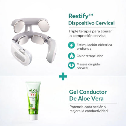 Restify™ Pro - Masaje, Pulsos Eléctricos y Calor Terapéutico